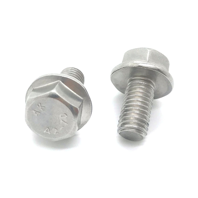 Pernos de brida hexagonal DIN6921 sin serrados