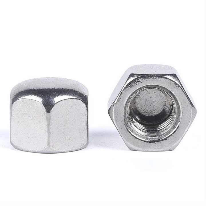 Nueces de tapa hexágono DIN917, tipo bajo