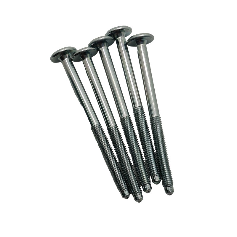 Tornillo de cabeza hueca hexagonal de cabeza plana con media rosca