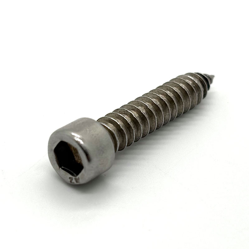 Tornillo de auto -palo de la cabeza de la tapa de la tapa hexagonal